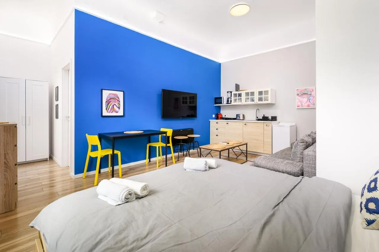 Stylish Blue Suite In The Heart Of 부다페스트 아파트